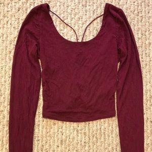 Garage Open Back Long Sleeve T-Shirt